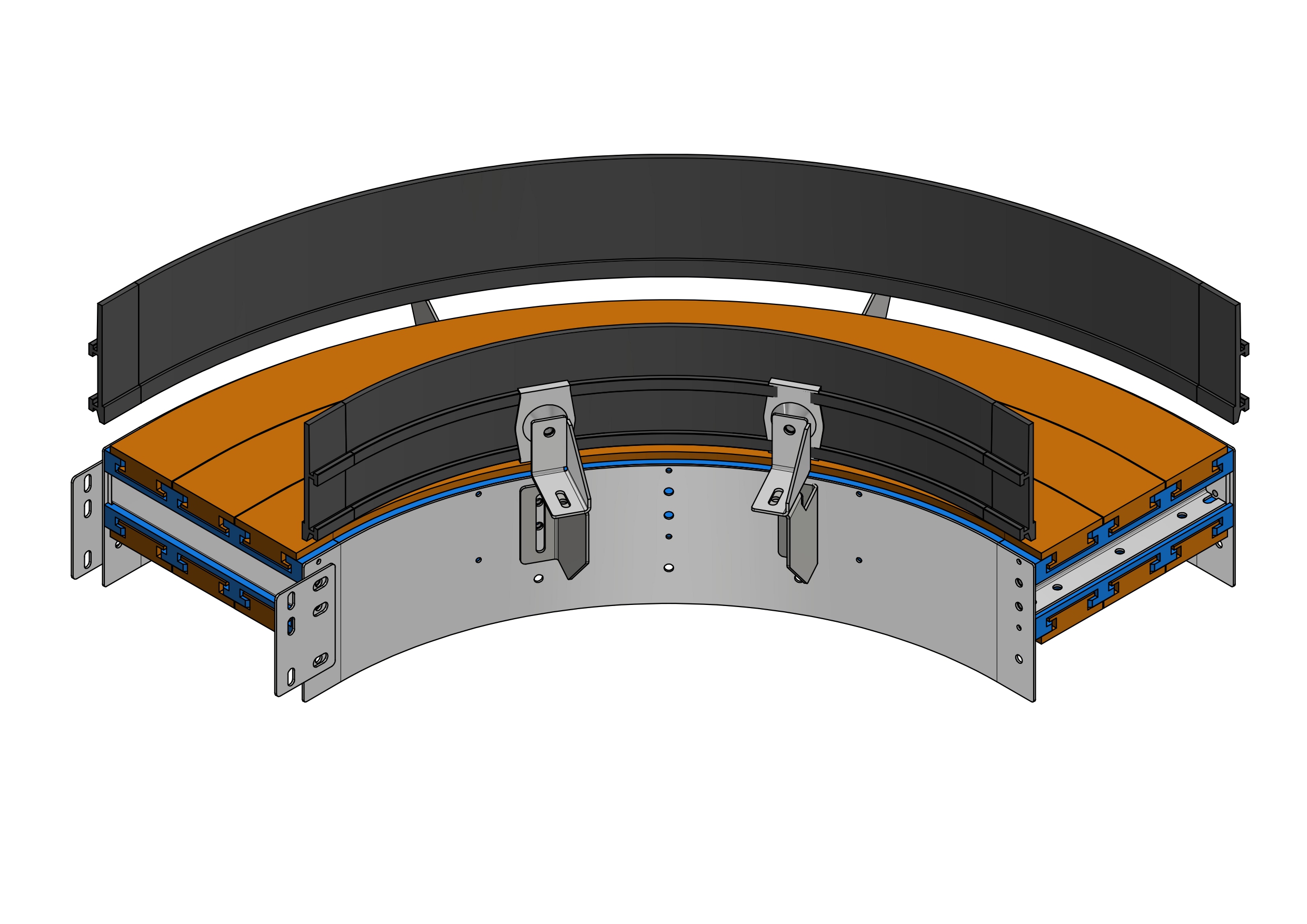 Trasportatori Modulari Curvilinei